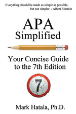 Book cover for APA Simplified: Your Concise Guide to the 7th Edition