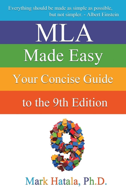 Book cover for MLA Made Easy: Your Concise Guide to the 9th Edition