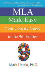Book cover for MLA Made Easy: Your Concise Guide to the 9th Edition