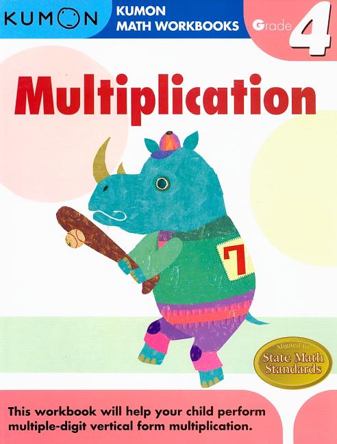 Book cover for Kumon Grade 4 Multiplication