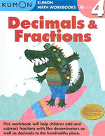Book cover for Kumon Grade 4 Decimals & Fractions