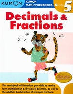 Book cover for Kumon Grade 5 Decimals & Fractions