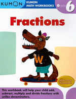 Book cover for Kumon Grade 6 Fractions