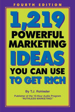 Book cover for 1,219 Powerful Marketing Ideas You Can Use to Get Rich