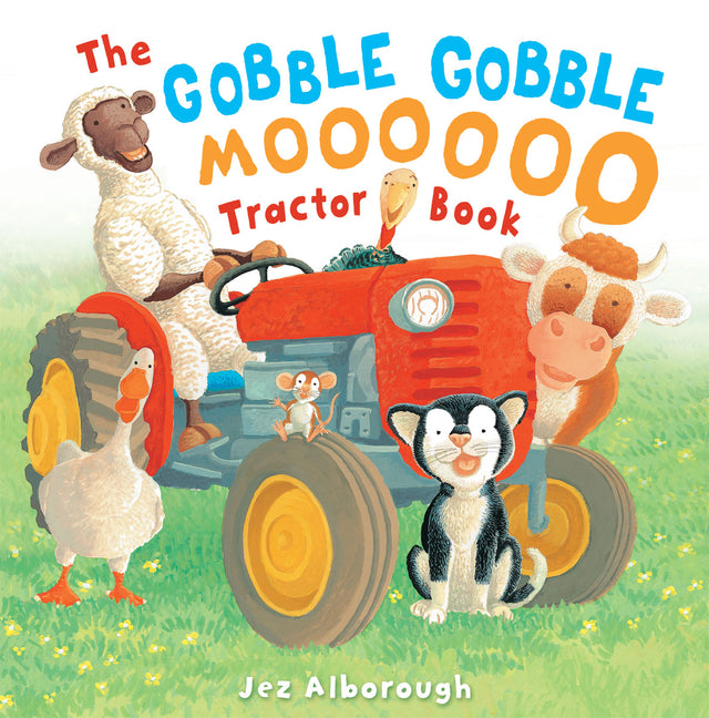 Book cover for Gobble Gobble Moooooo Tractor Book