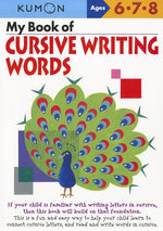 Book cover for Kumon My Book of Cursive Writing Words