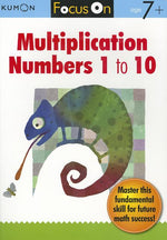 Book cover for Kumon Focus on Multiplication: Numbers 1-10