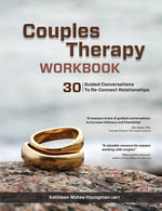 Book cover for Couples Therapy Workbook: 30 Guided Conversations to Re-Connect Relationships