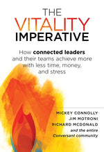 Book cover for Vitality Imperative: How connected leaders and their teams achieve more with less time, money, and stress
