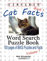 Book cover for Circle It, Cat Facts, Book 1, Word Search, Puzzle Book