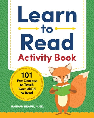 Book cover for Learn to Read Activity Book: 101 Fun Lessons to Teach Your Child to Read