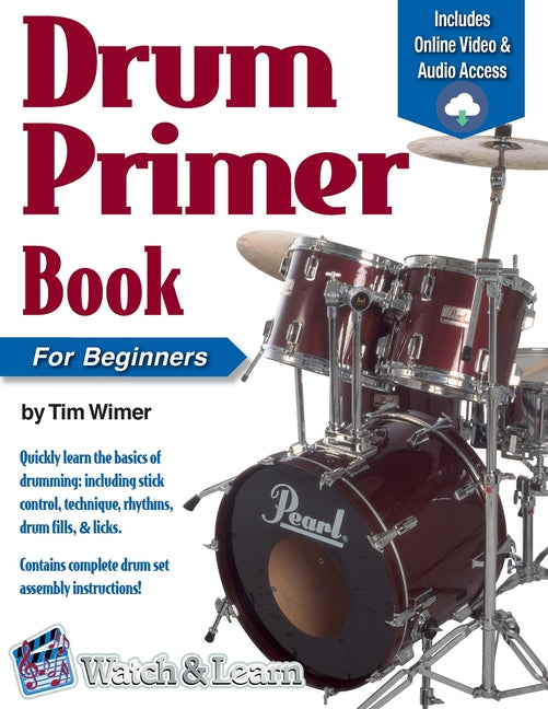 Book cover for Drum Primer Book for Beginners