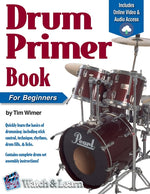 Book cover for Drum Primer Book for Beginners