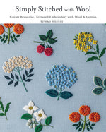 Book cover for Simply Stitched with Wool: Create Beautiful, Textured Embroidery with Wool & Cotton