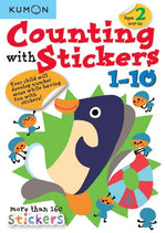 Book cover for Kumon Counting with Stickers 1-10