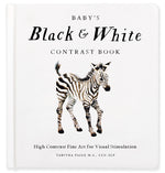 Book cover for Baby's Black and White Contrast Book: High-Contrast Art for Visual Stimulation at Tummy Time