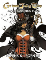 Book cover for Grimm Fairy Tales Adult Coloring Book Myths & Legends