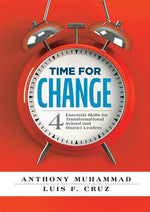 Book cover for Time for Change: Four Essential Skills for Transformational School and District Leaders (Educational Leadership Development for Change