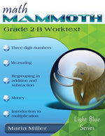Book cover for Math Mammoth Grade 2-B Worktext