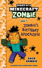 Book cover for Diary of a Minecraft Zombie Book 9: Zombie's Birthday Apocalypse