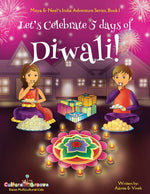 Book cover for Let's Celebrate 5 Days of Diwali! (Maya & Neel's India Adventure Series, Book 1)