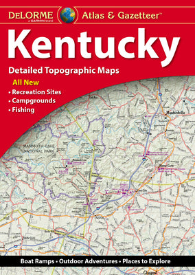Book cover for Delorme Atlas & Gazetteer: Kentucky