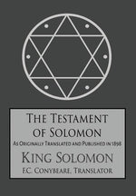 Book cover for Testament of Solomon