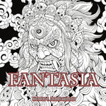 Book cover for Fantasia Anti-Stress Adult Coloring Book