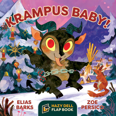 Book cover for Krampus Baby!: A Hazy Dell Flap Book