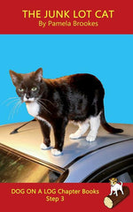 Book cover for Junk Lot Cat Chapter Book: Sound-Out Phonics Books Help Developing Readers, including Students with Dyslexia, Learn to Read (Step 3 in a Systemat