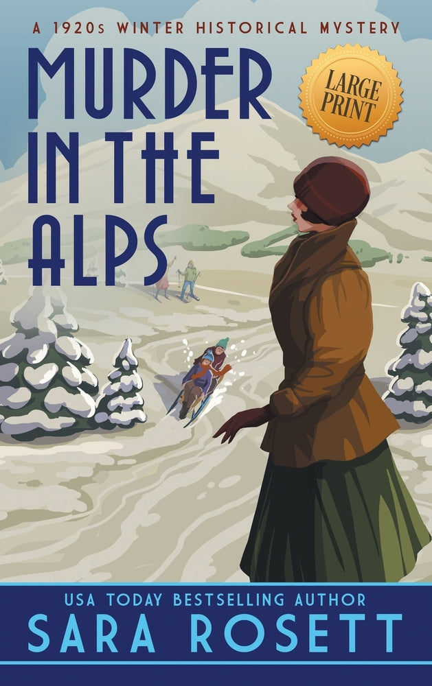 Book cover for Murder in the Alps: A 1920s Winter Mystery