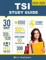 Book cover for TSI Study Guide: TSI Test Prep Guide with Practice Test Review Questions for the Texas Success Initiative Exam