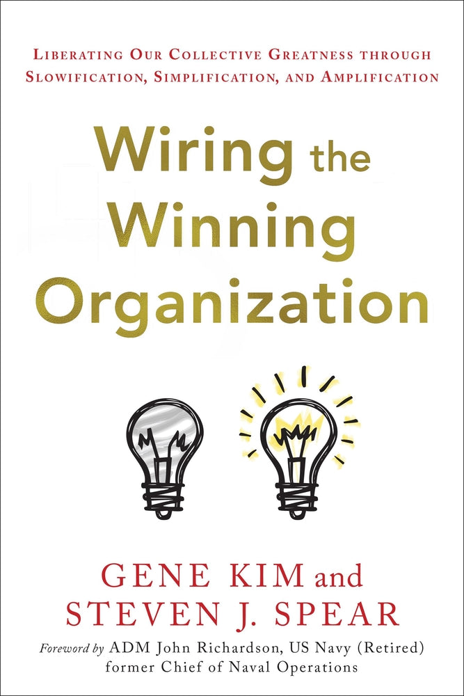 Book cover for Wiring the Winning Organization: Liberating Our Collective Greatness Through Slowification, Simplification, and Amplification