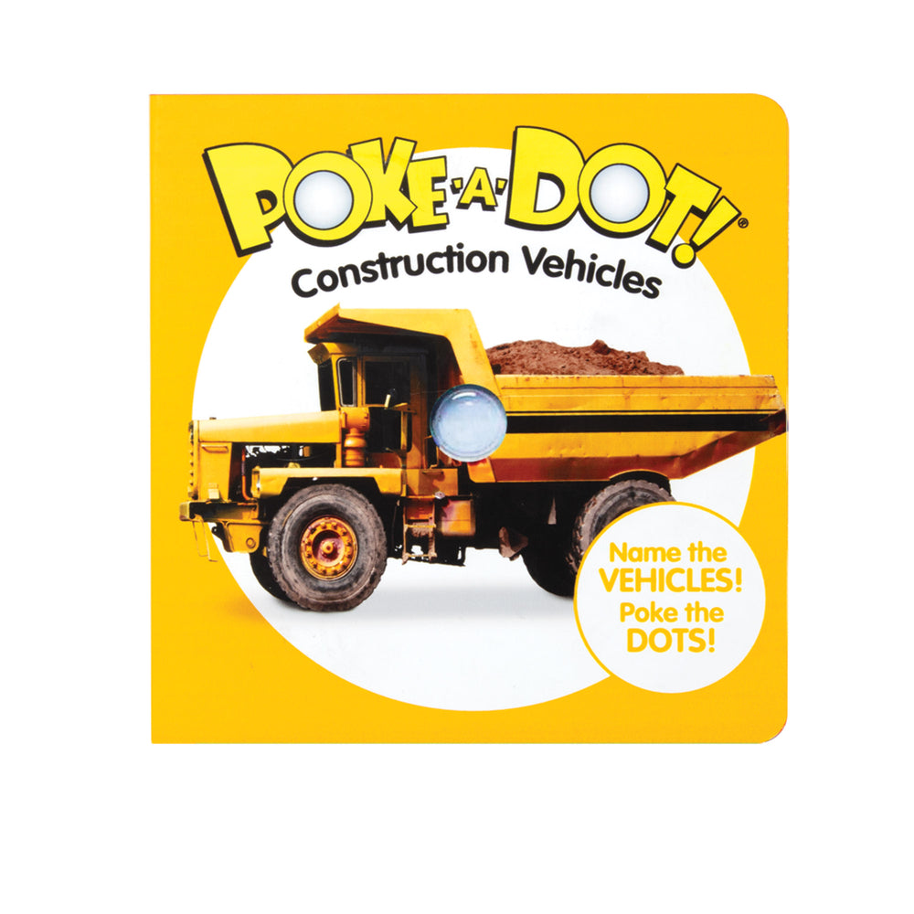 Book cover for Poke-A-Dot: Construction Vehicles