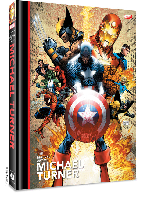 Book cover for Marvel Art of Michael Turner