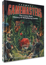 Book cover for Gamemasters: The Comic Book History of Roleplaying Games