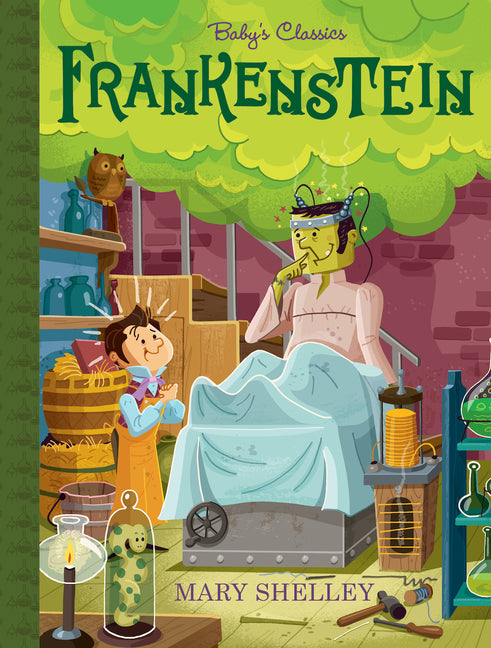 Book cover for Frankenstein (Adapted)