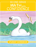 Book cover for Second Grade Math with Confidence Student Workbook