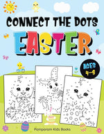 Book cover for Connect the Dots Easter: Fun Dot to Dot Activity Book for Kids Ages 4-8 50 Challenging Puzzles Workbook
