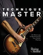 Book cover for Technique Master: 53 Warm-ups to Revolutionize Your Guitar Playing