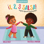 Book cover for ¡1, 2, 3 Salsa!: English-Spanish Counting Book
