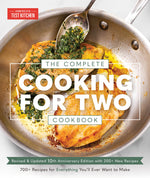 Book cover for The Complete Cooking for Two Cookbook, 10th Anniversary Edition: 700+ Recipes for Everything You'll Ever Want to Make