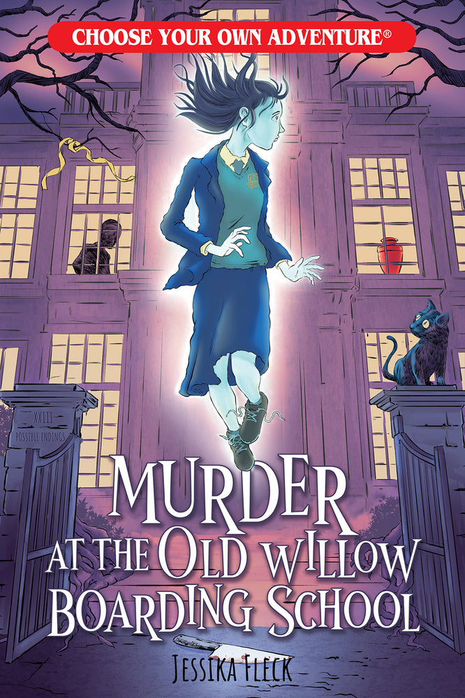 Book cover for Murder at the Old Willow Boarding School (Choose Your Own Adventure)