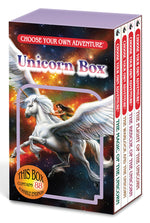 Book cover for Choose Your Own Adventure 4-Book Boxed Set Unicorn Box (the Magic of the Unicorn, the Warlock and the Unicorn, the Rescue of the Unicorn, the Flight o