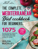 Book cover for The Super Easy Mediterranean Diet Cookbook for Beginners