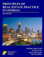 Book cover for Principles of Real Estate Practice in Georgia: 3rd Edition
