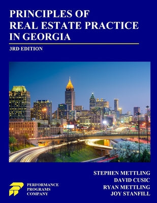 Book cover for Principles of Real Estate Practice in Georgia: 3rd Edition