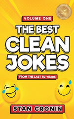 Book cover for Best Clean Jokes from the Last 50 years - Volume One