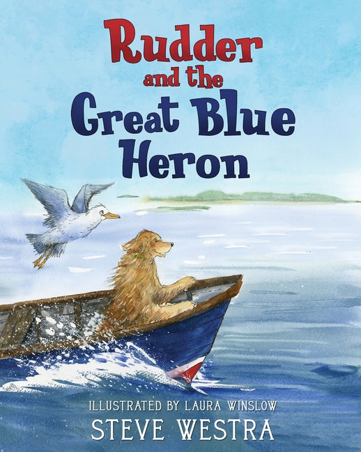 Book cover for Rudder and the Great Blue Heron