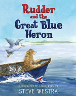 Book cover for Rudder and the Great Blue Heron
